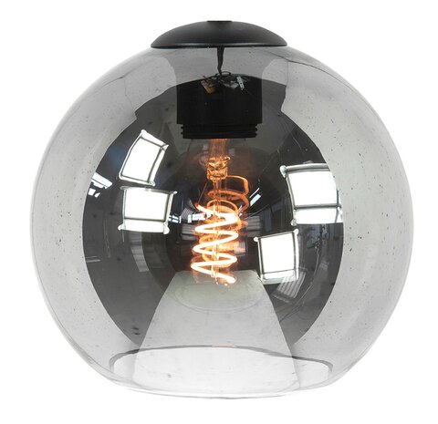 Glas Bowl 25cm Smoke
