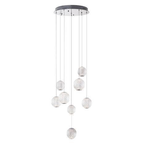 Hanglamp Nobile 8 Kristal