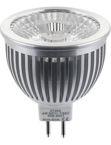 LED GU5.3 MR16 12V 4W 38° Niet Dimbaar