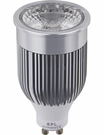LED GU10 Zilver 8W Dimbaar