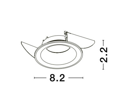Inbouwspot Zelmira GU10 Zwart