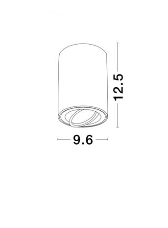 Opbouwspot Gozzano L Wit