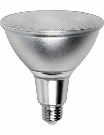 LED E27 IP65 PAR38 Zilver 14 Watt 1000L Dimbaar