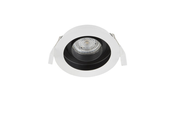 Inbouwspot Cedi GU10 Zwart/Wit