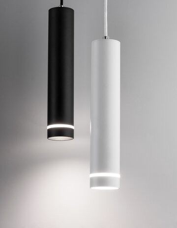 Pendel Esca 30cm GU10 Zwart