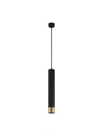 Pendel Picto 40cm GU10 Zwart/Goud
