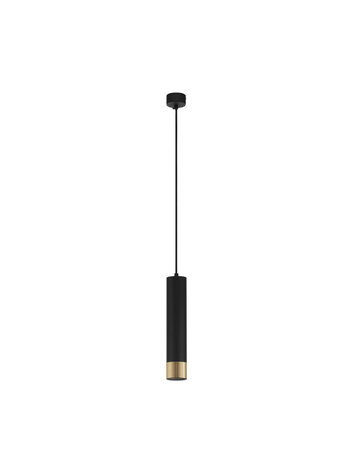 Pendel Picto 30cm GU10 Zwart/Goud