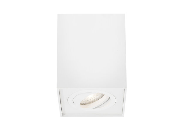 Opbouwspot Rende Vierkant M GU10 Wit