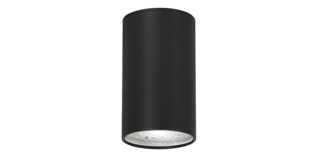 Opbouwspot Gener 10cm GU10 Zwart
