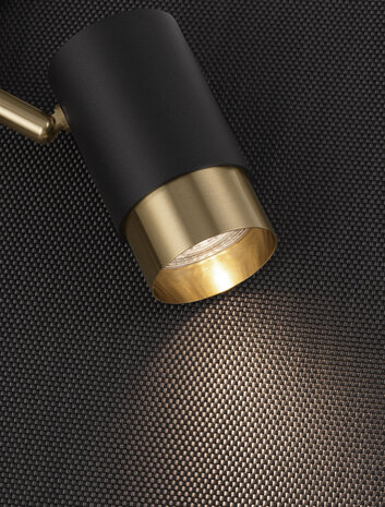 Trackverlichting Spot Pongo GU10 Zwart/Goud