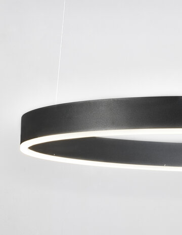 Hanglamp Motif 100cm Zwart 3000K Dimbaar