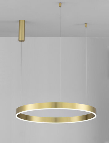 Hanglamp Motif 80cm Goud 3000K Dimbaar