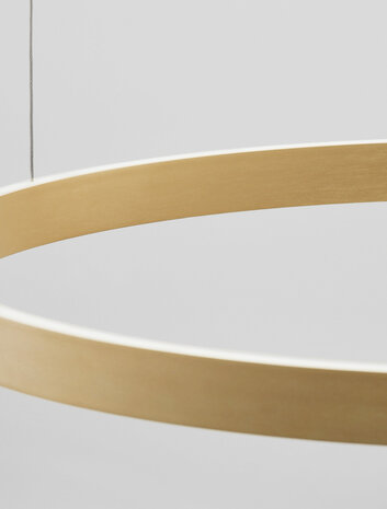 Hanglamp Elowen Up/Down 100cm Goud 3000K Dimbaar