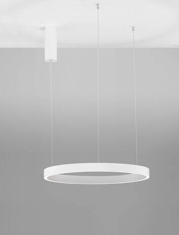 Hanglamp Elowen Up/Down 60cm Wit 3000K Dimbaar