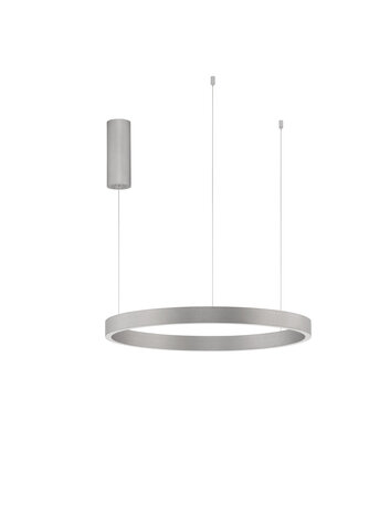 Hanglamp Elowen Up/Down 60cm Zilver 3000K Dimbaar