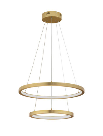 Hanglamp Empatia 60/40 Goud 3000K Dimbaar
