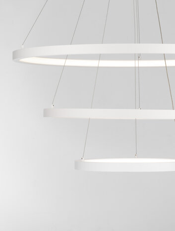 Hanglamp Empatia 80/60/40 Wit 3000K Dimbaar