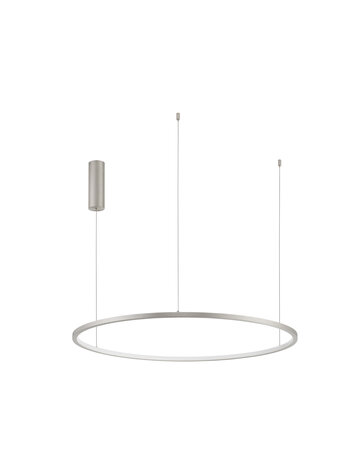 Hanglamp Tarquin 80cm Zilver 3000K Dimbaar