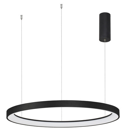 Hanglamp Pertino 80cm Zwart 3000K Dimbaar