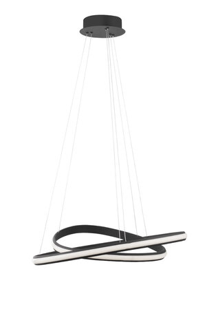 Hanglamp Aries 59cm Zwart 3000K Dimbaar
