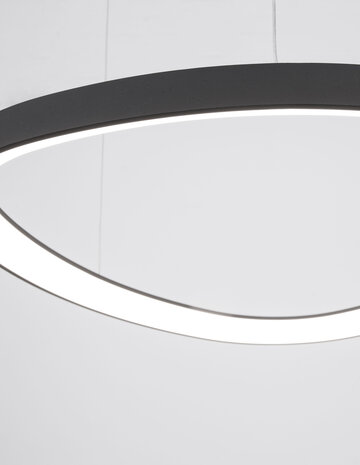 Hanglamp Esteva Zwart 3000K Dimbaar