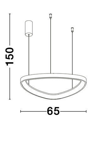 Hanglamp Esteva Bruin 3000K Dimbaar