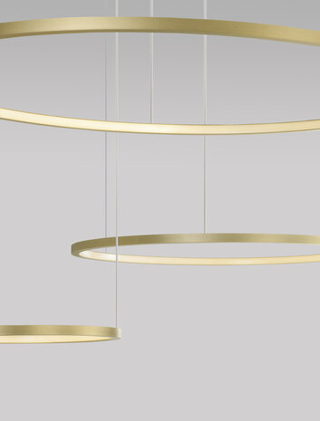 Hanglamp Purple 80/60/40 Goud 3000K Dimbaar