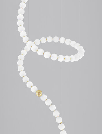 Videlamp Perla Goud 3000K Dimbaar
