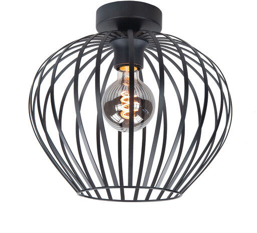 Plafondlamp Mela 30cm Zwart