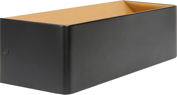 Wandlamp Stretto 30cm Zwart/Goud