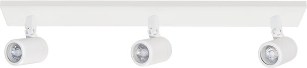 Opbouwspot IP44 Rain 3 Recht Wit