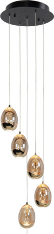 Hanglamp Golden Egg 5 Rond