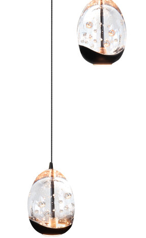 Hanglamp Clear Egg 8 Recht