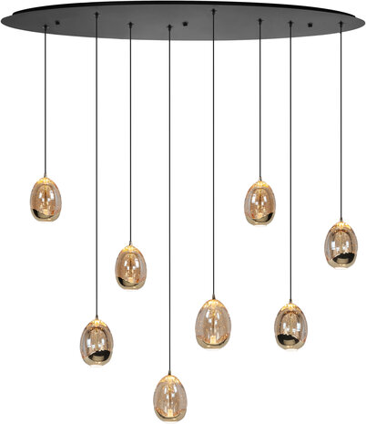 Hanglamp Golden Egg 8 Ovaal