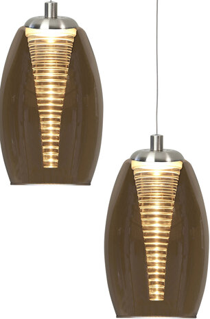 Hanglamp Nebula 12 Rond Amber