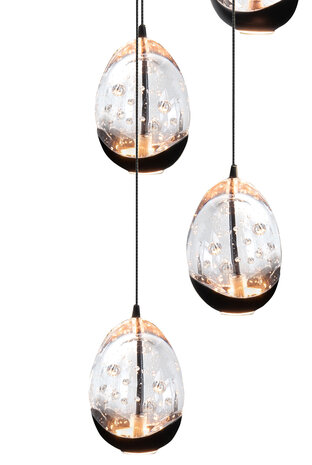 Hanglamp Clear Egg 14 Rond