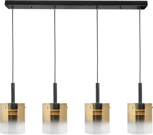 Hanglamp Salerno 4 Amber