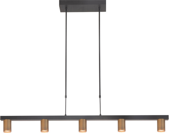 Hanglamp Perugia Recht Brons