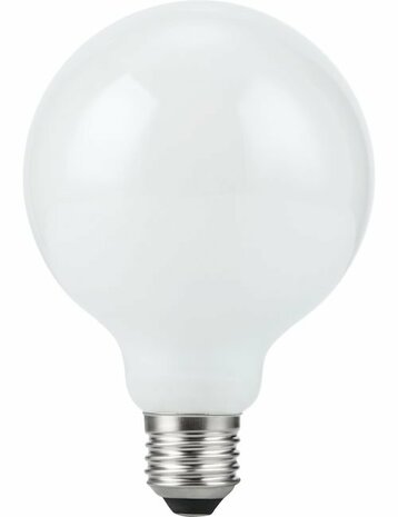 LED E27 G95 Opaal 5,5 Watt Dimbaar