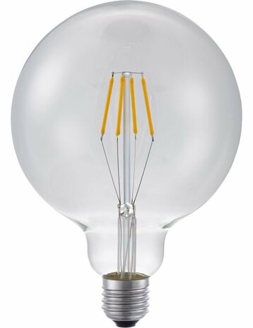 LED E27 G125 Helder 4 Watt Dimbaar