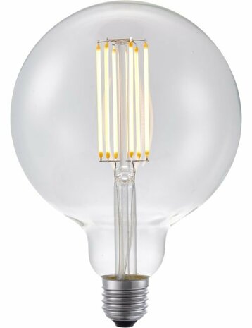 LED E27 G125 Helder Lang 6,5 Watt Dimbaar