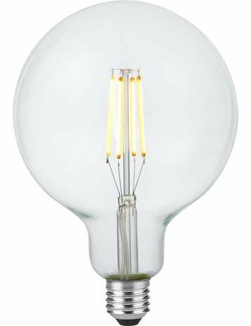 LED E27 G125 Helder 8 Watt Dimbaar