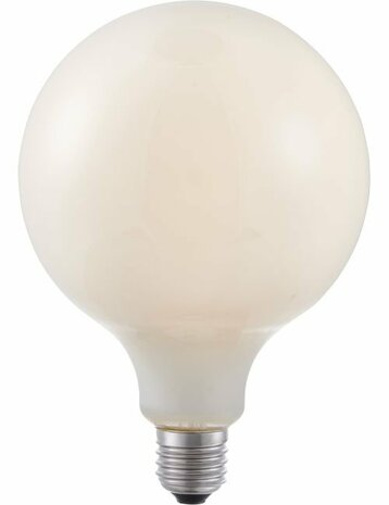 LED E27 G125 Opaal 6 Watt Dimbaar
