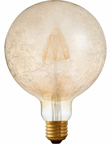 LED E27 G125 Ice Amber 4 Watt Dimbaar