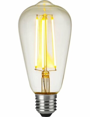 LED E27 ST64 Helder 4,5 Watt Dimbaar