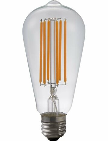 LED E27 ST64 Helder 6,5 Watt Dimbaar