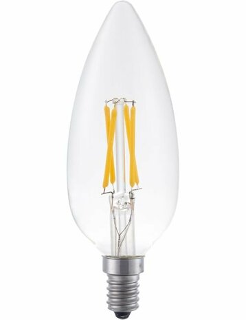 LED E14 Grote Kaars Helder 4 Watt Dimbaar
