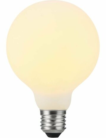 LED E27 G95 Mat Wit 6 Watt Dimbaar