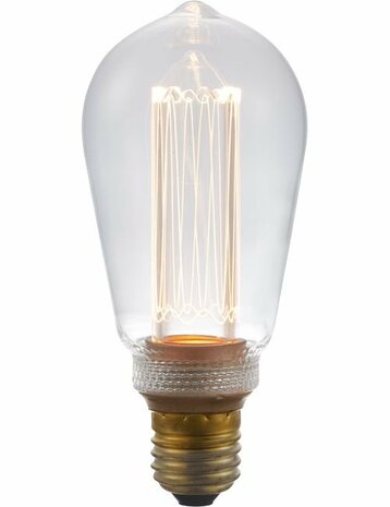 LED E27 Vintage ST64 Helder 3,5 Watt Dimbaar