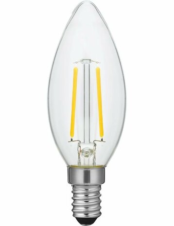 LED E14 Kaars Helder 2 Watt Dimbaar